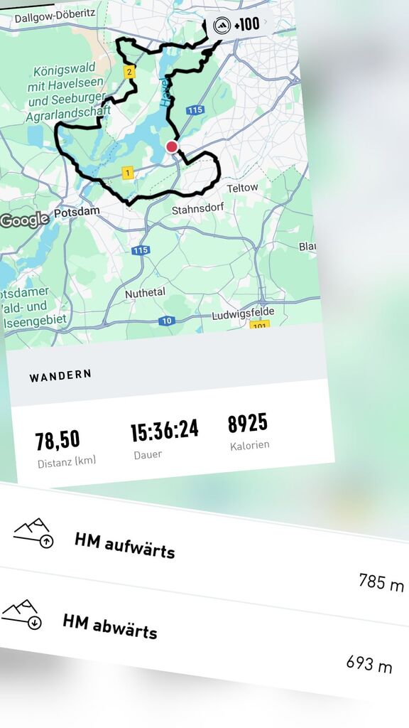 Ultramarsch Berlin 2024 - Berlin ist fast schon eine Gebirgsstrecke